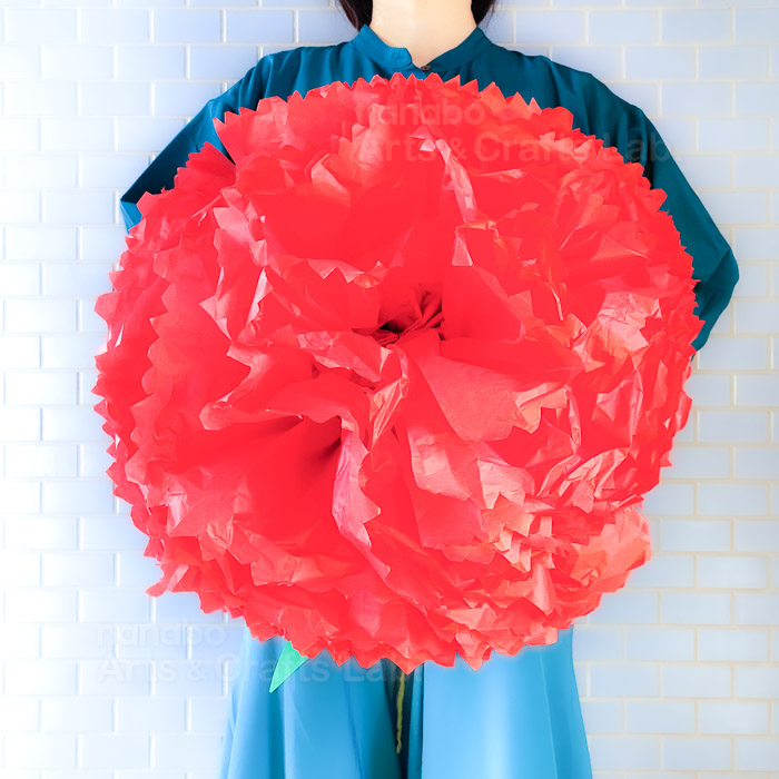 おおきなおおきなペーパーカーネーション